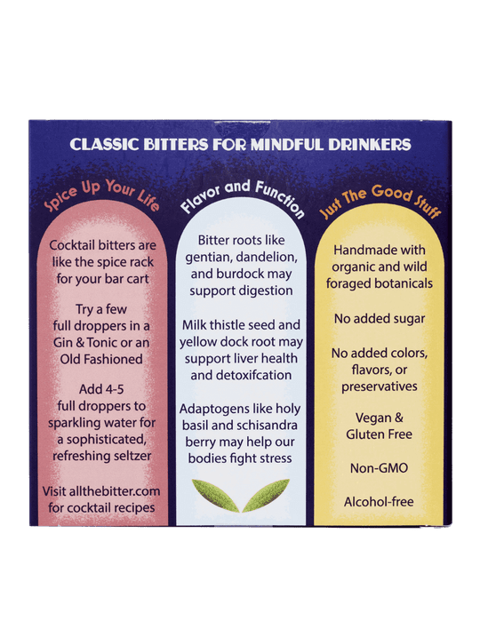 All The Bitter - Alcohol-Free Classic Bitters Travel Pack (1 oz travel)