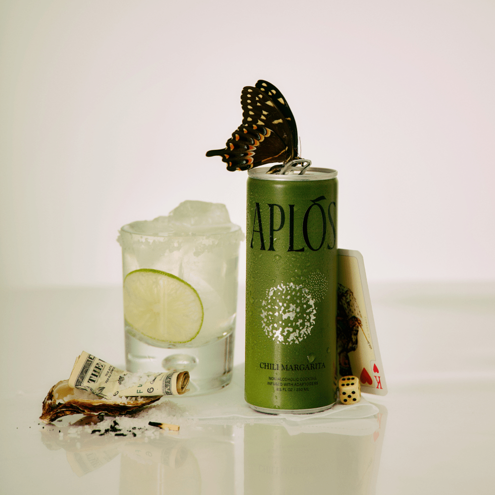 Aplós - Chili Margarita - Nonalcoholic Functional Cocktail - 4-Pack