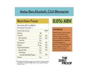 Aplós - Chili Margarita - Nonalcoholic Functional Cocktail - 4-Pack