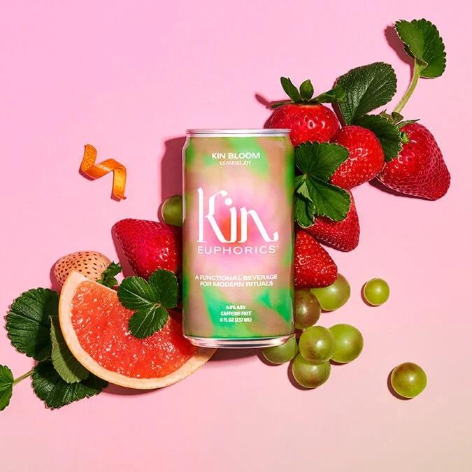 Kin Euphorics - Bloom - Nonalcoholic Functional Beverage - 4-Pack