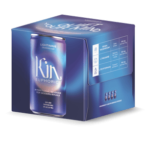 Kin Euphorics - Lightwave - Nonalcoholic Functional Beverage - 4-Pack