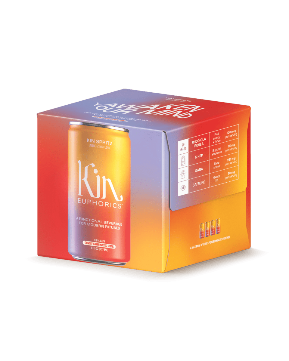 Kin Euphorics - Spritz - Nonalcoholic Functional Beverage - 4-Pack