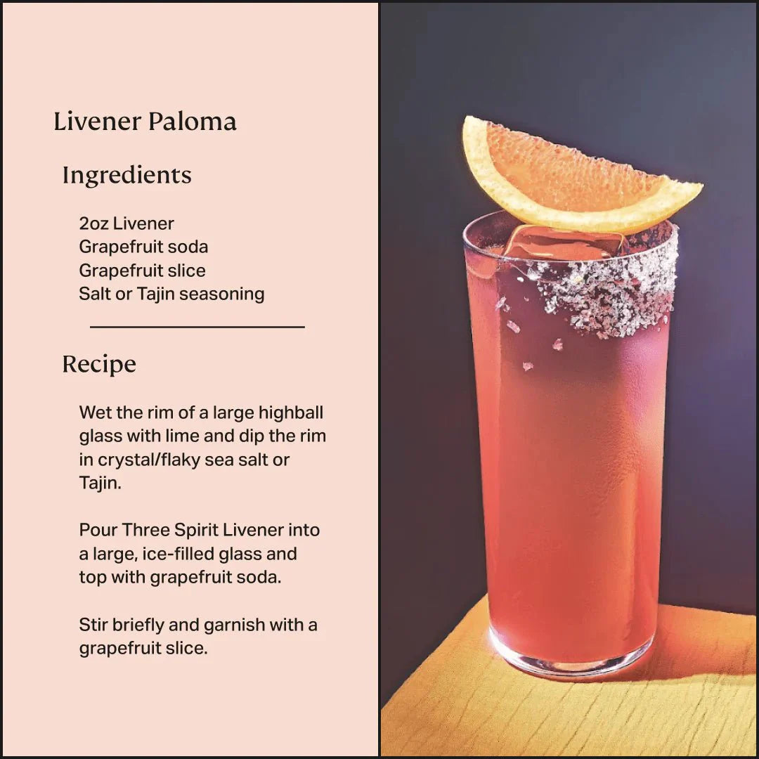 Three Spirit - Livener - Nonalcoholic Functional Spirit
