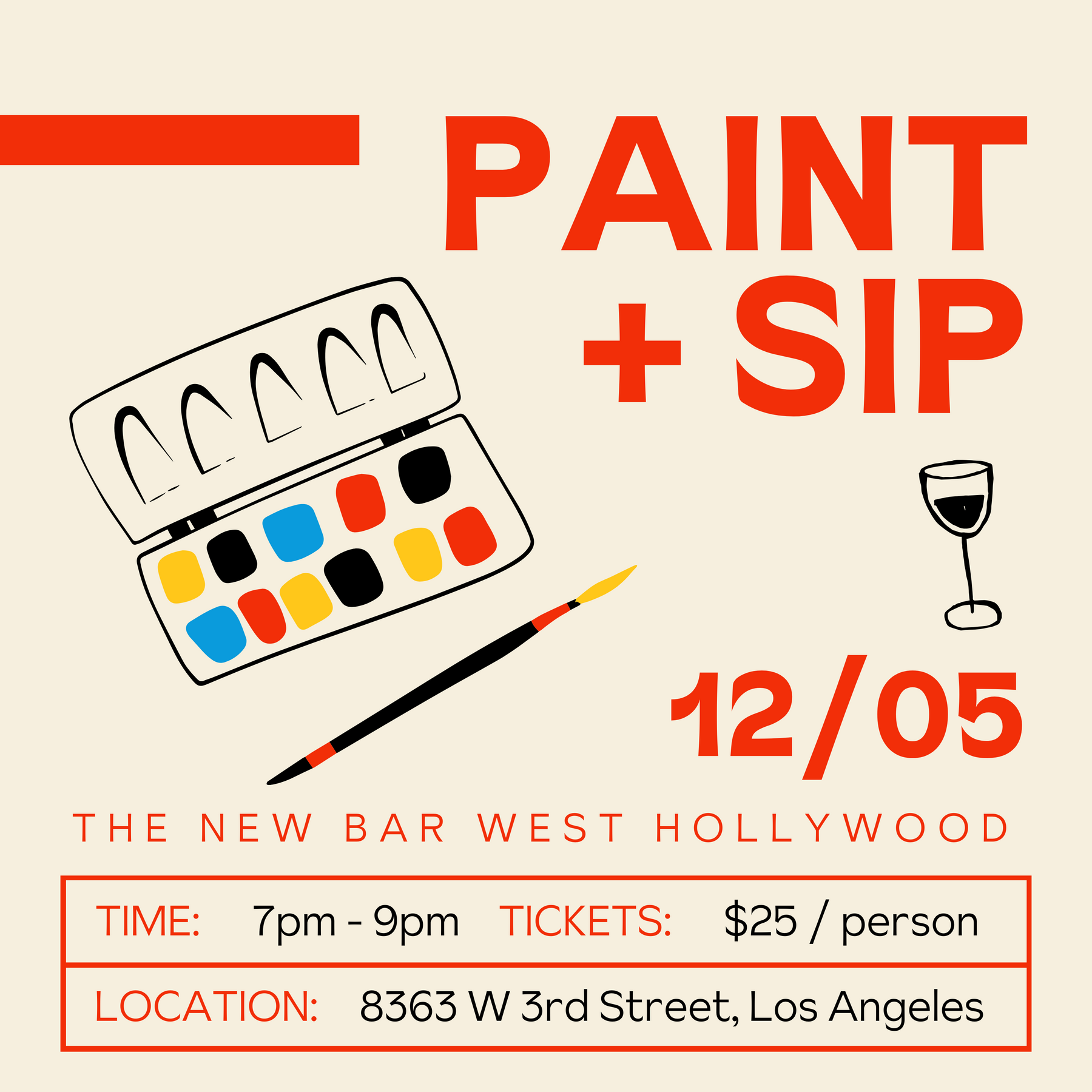 Paint + Sip at TNB with The Phoenix (West Hollywood)