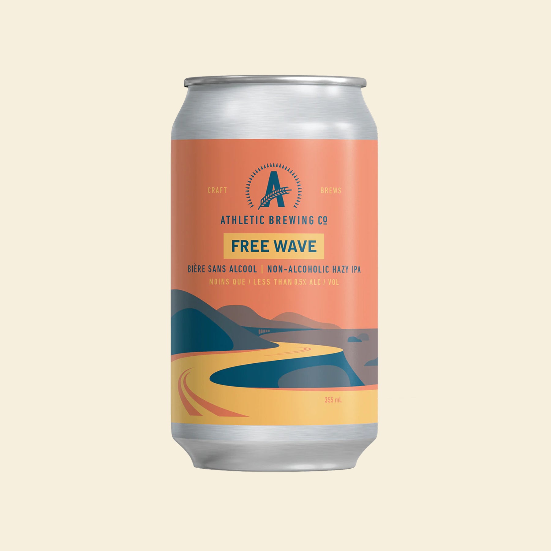 Athletic Brewing Free Wave Nonalcoholic Beer
