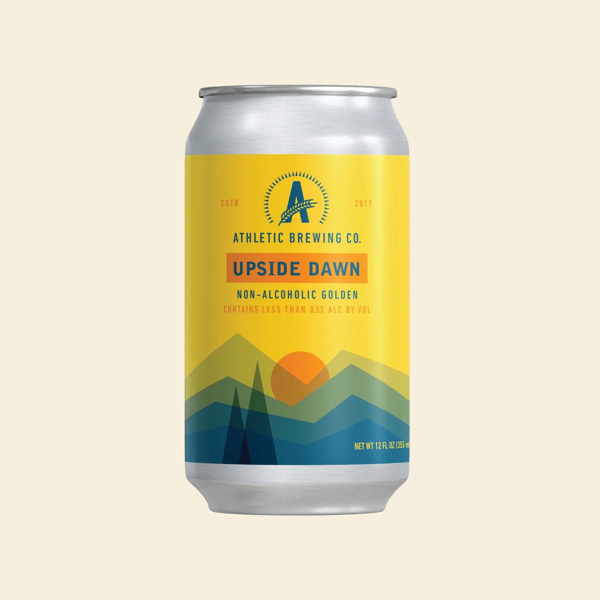 Athletic Brewing Upside Dawn Golden Ale Nonalcoholic Beer