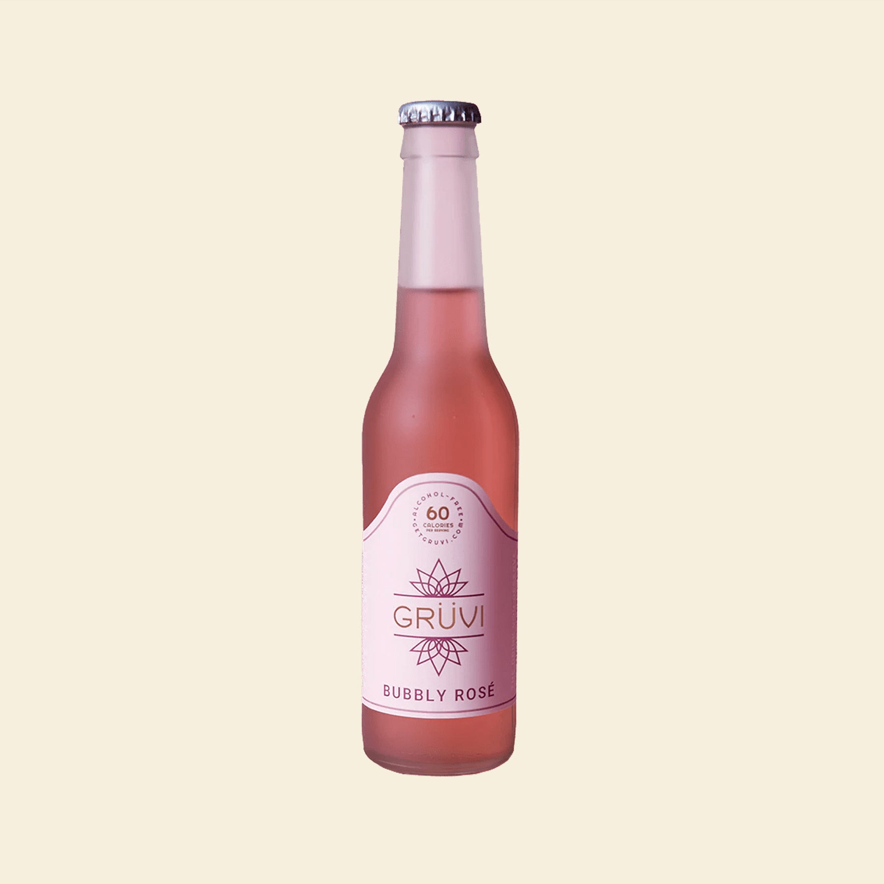 Gruvi Bubbly Rose Nonalcoholic Wine
