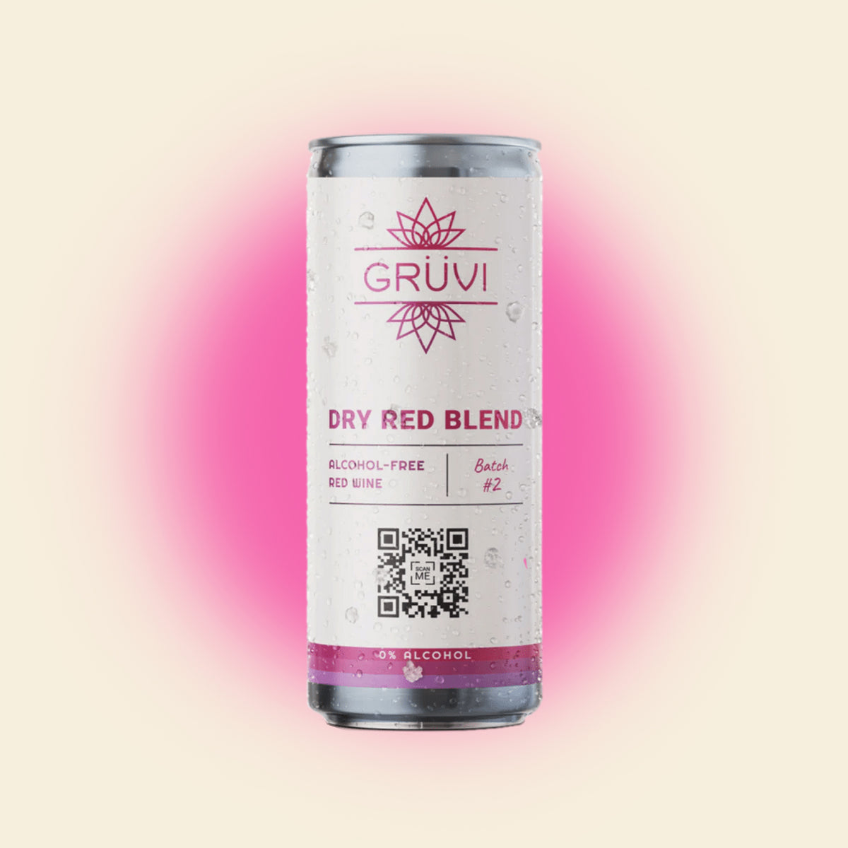 Gruvi Dry Red Blend Nonalcoholic Wine
