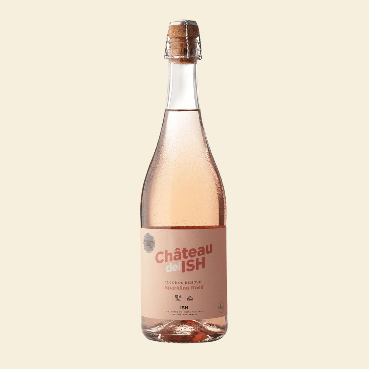 ISH Sparkling Rose Nonalcoholic Wine