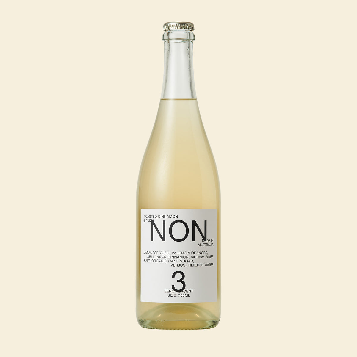 NON - #3 Toasted Cinnamon & Yuzu - Nonalcoholic Wine Alternative