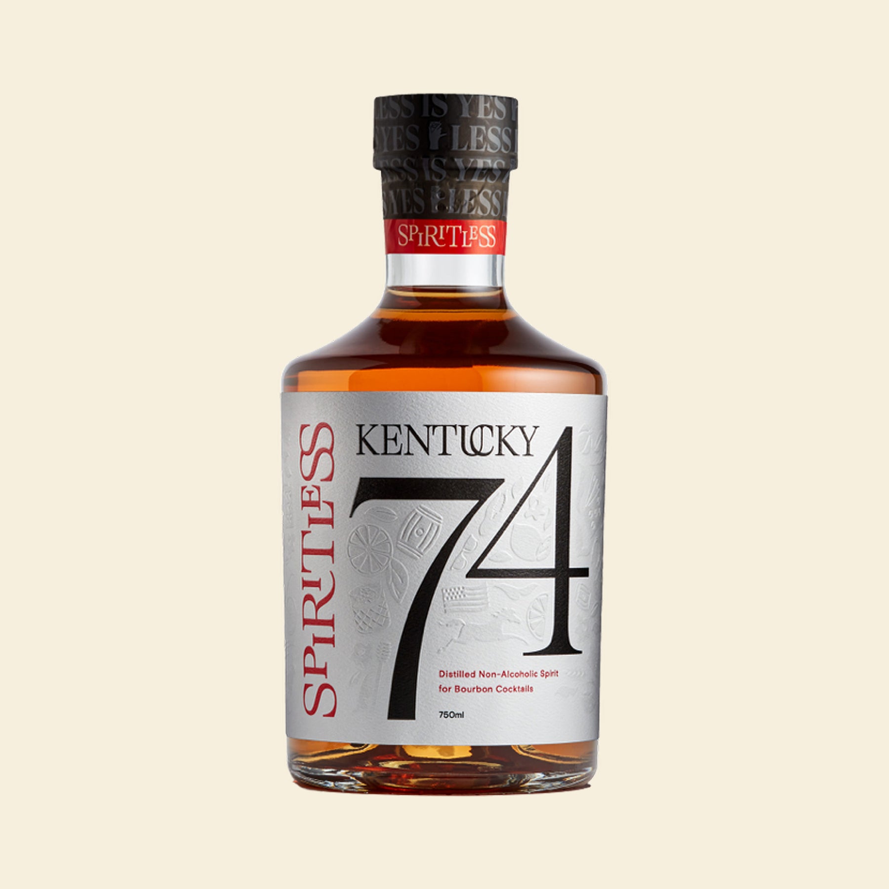 Spiritless Kentucky 74 Bourbon Nonalcoholic Spirit